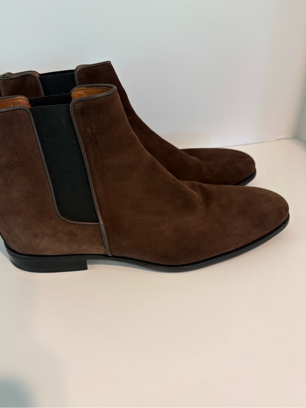 Aquatalia Men’s Adrian Dress Chelsea Suede Boot Size 13